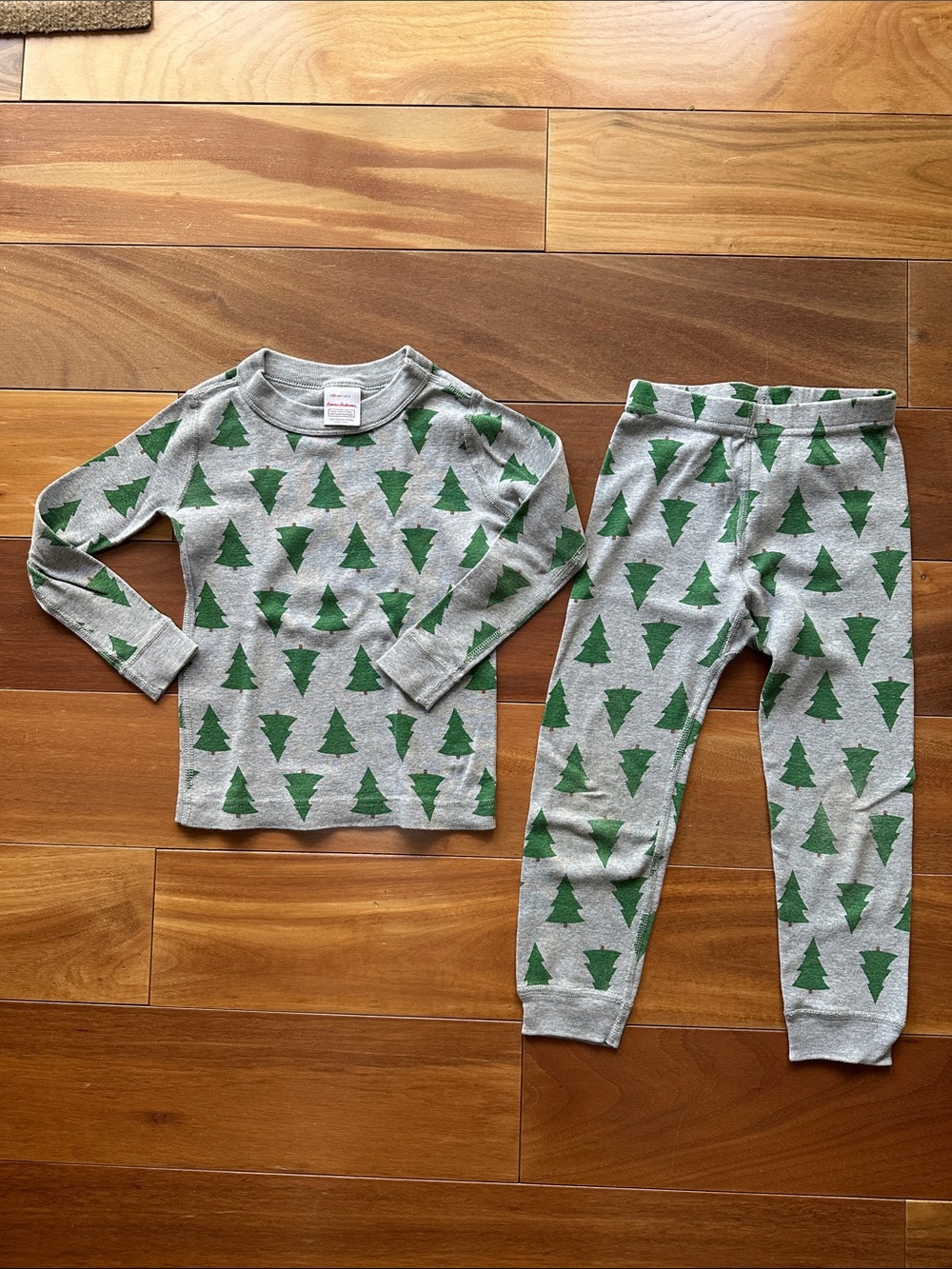 Hanna Andersson Evergreen Pajama Set 4T